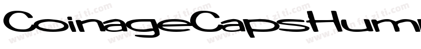 CoinageCapsHumphreyPagetW05 Regular字体转换